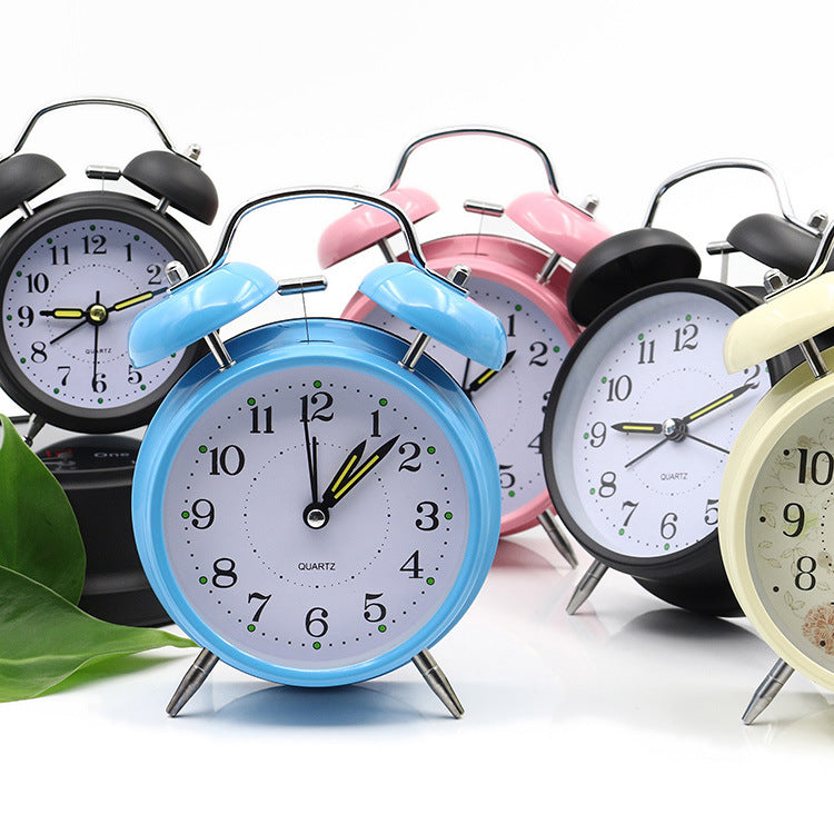 Modern Soft Alarm Clock – Silent Desk Clock for Bedroom & Living Room Decor