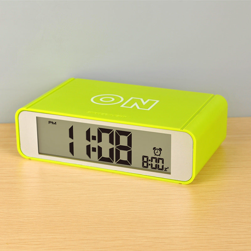 Light-Sensitive Bedside Clock Flip Clock Snooze Electronic Alarm Clock