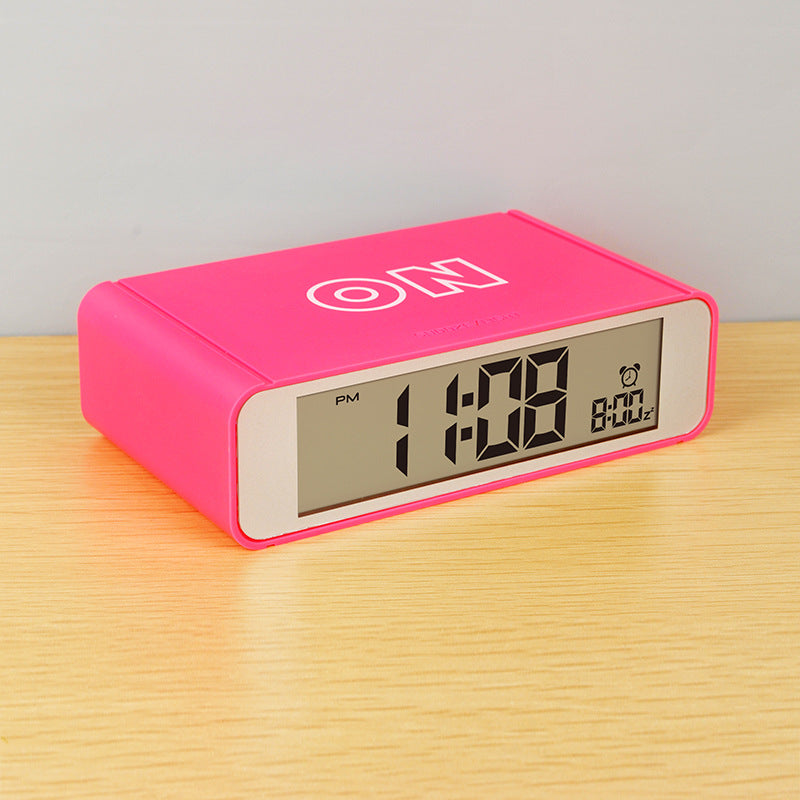 Light-Sensitive Bedside Clock Flip Clock Snooze Electronic Alarm Clock