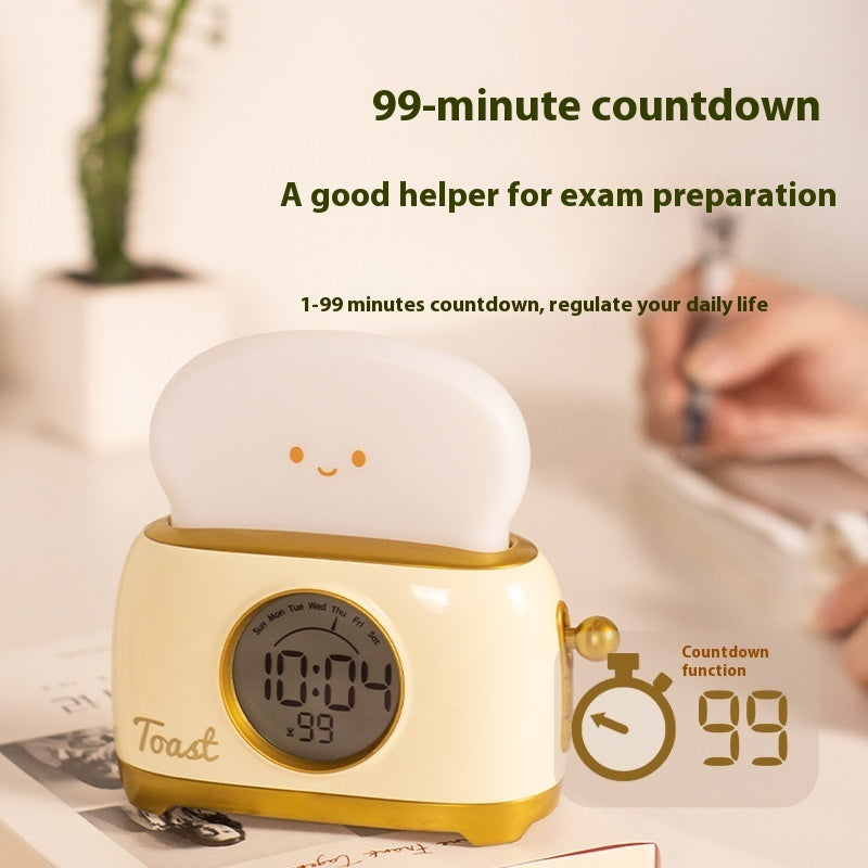 Bread Maker Alarm Clock  Lamp Student