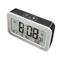 Silent Luminous Digital Clock At The Bedside Of The Student Bedroom